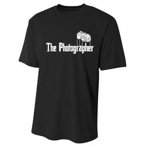 Funny The Photographer Photography Camera Performance Sprint T-Shirt