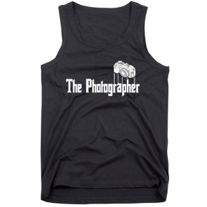 Funny The Photographer Photography Camera Tank Top