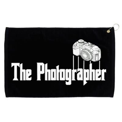 Funny The Photographer Photography Camera Grommeted Golf Towel