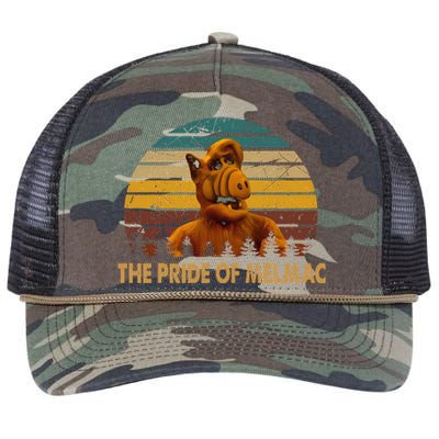 Funny The Pride Of Melmac Alf Alien Vintage Gift Retro Rope Trucker Hat Cap