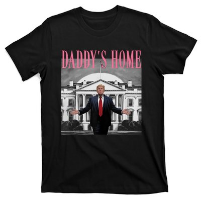 Funny Trump Pink Daddys Home  Trump 2024 T-Shirt