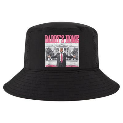 Funny Trump Pink Daddys Home  Trump 2024 Cool Comfort Performance Bucket Hat