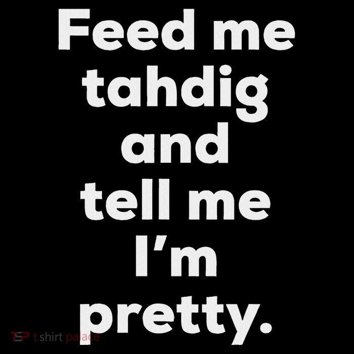 Funny Tahdig Persian Food Iran Iranian Foodie Gift Flatbill Hat