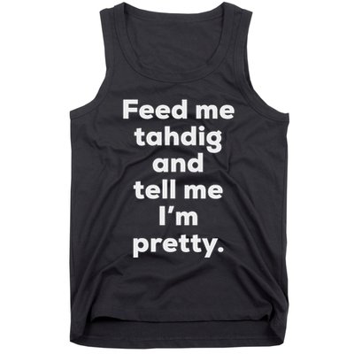 Funny Tahdig Persian Food Iran Iranian Foodie Gift Tank Top