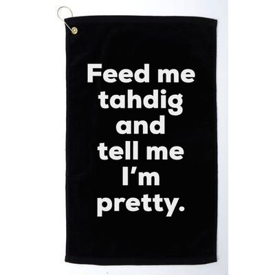 Funny Tahdig Persian Food Iran Iranian Foodie Gift Golf Towel