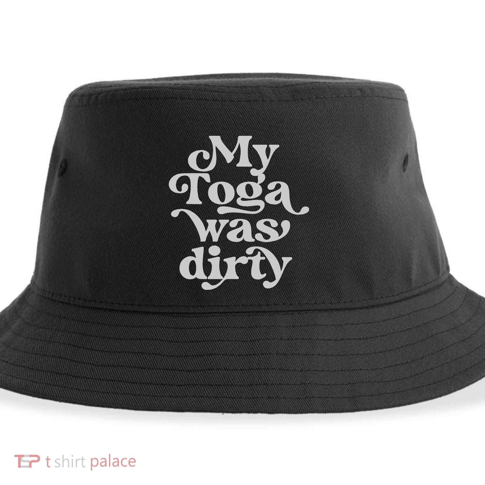 Funny Toga Party Costume My Toga Was Dirty Roman Greek Party Sustainable Bucket Hat