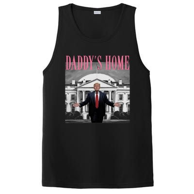 Funny Trump Pink Daddys Home Trump 2024 Gift PosiCharge Competitor Tank