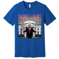 Funny Trump Pink Daddys Home Trump 2024 Gift Premium T-Shirt