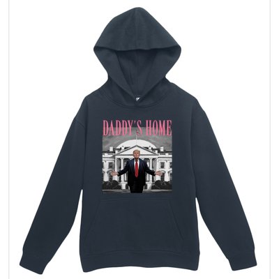 Funny Trump Pink Daddys Home Trump 2024 Gift Urban Pullover Hoodie