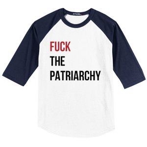 Fuck The Patriarchy Feminine Rage Festival Outfit Baseball Sleeve Shirt