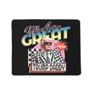 Funny Trump Pink Daddys Home Trump 2024 Take America Back Mousepad