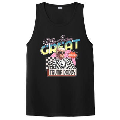 Funny Trump Pink Daddys Home Trump 2024 Take America Back PosiCharge Competitor Tank