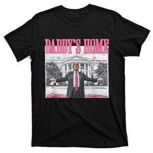 Funny Trump Pink Daddys Home  Trump 2024 T-Shirt