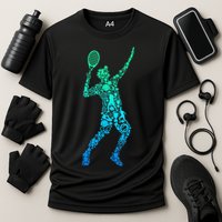 Funny Tennis Player Gift Cooling Performance Crew T-Shirt