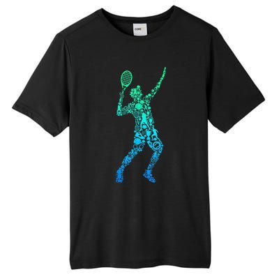 Funny Tennis Player Gift Tall Fusion ChromaSoft Performance T-Shirt