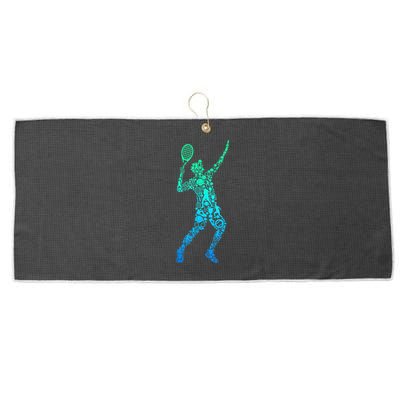 Funny Tennis Player Gift Large Microfiber Waffle Golf Towel