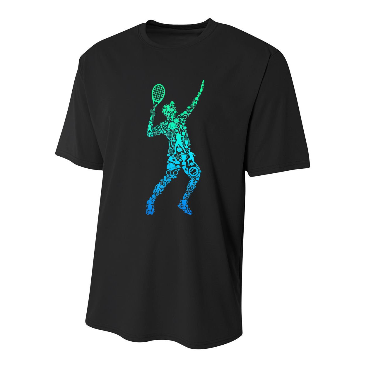 Funny Tennis Player Gift Youth Performance Sprint T-Shirt