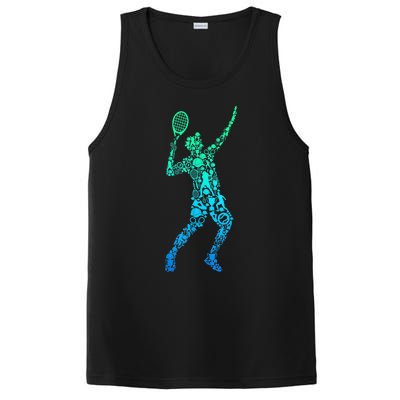 Funny Tennis Player Gift PosiCharge Competitor Tank