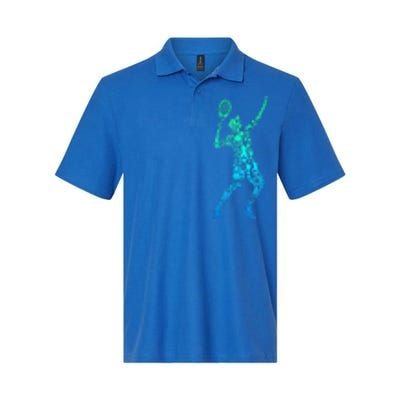 Funny Tennis Player Gift Softstyle Adult Sport Polo