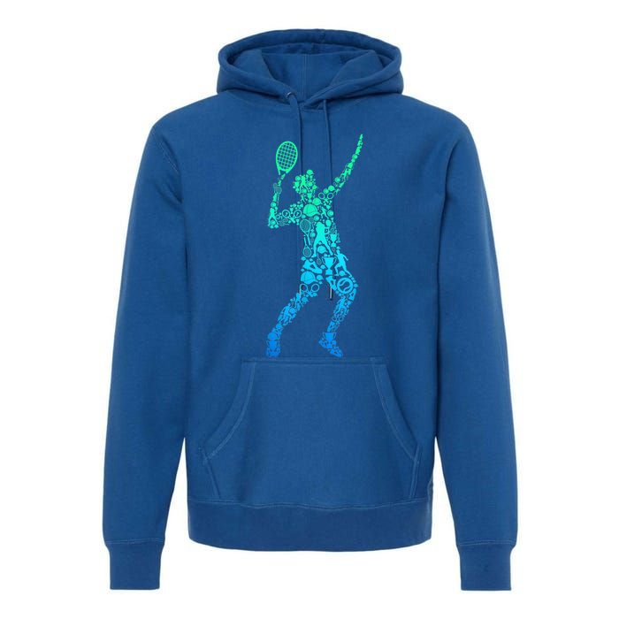 Funny Tennis Player Gift Premium Hoodie