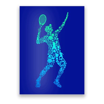 Funny Tennis Player Gift Poster