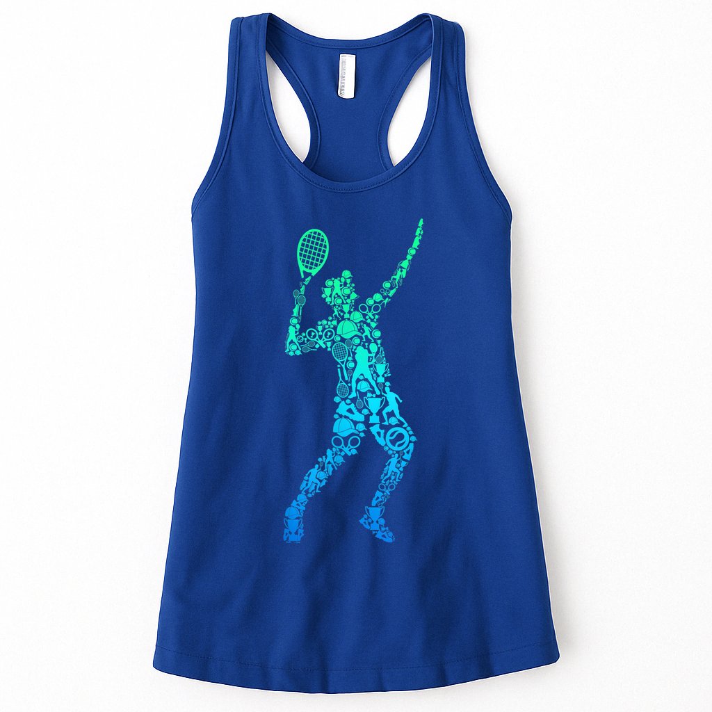 Funny Tennis Player Gift Womens Tank Top