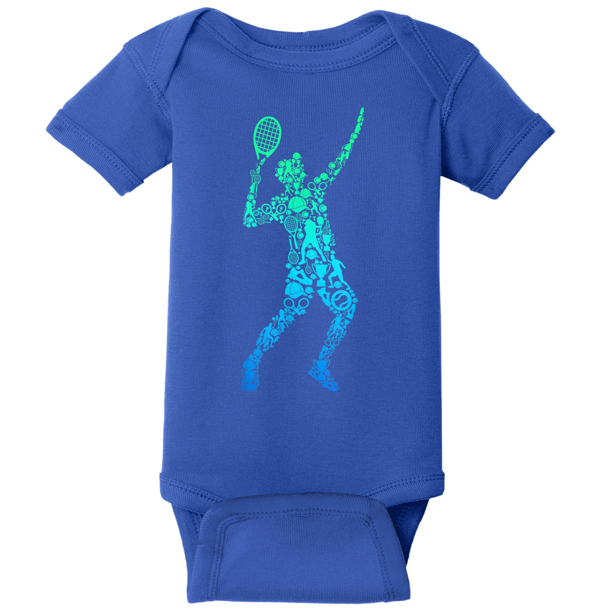 Funny Tennis Player Gift Baby Bodysuit