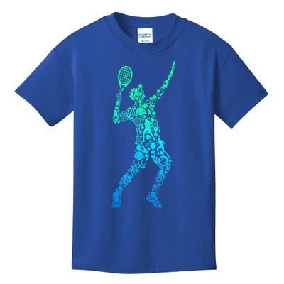 Funny Tennis Player Gift Kids T-Shirt