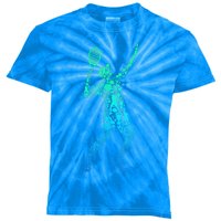 Funny Tennis Player Gift Kids Tie-Dye T-Shirt