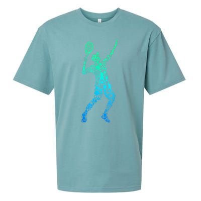 Funny Tennis Player Gift Sueded Cloud Jersey T-Shirt