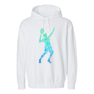 Funny Tennis Player Gift Garment-Dyed Fleece Hoodie