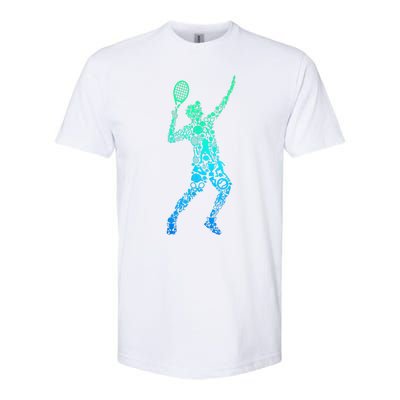 Funny Tennis Player Gift Softstyle CVC T-Shirt