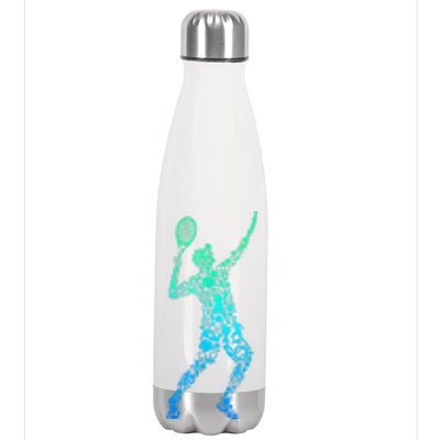 Funny Tennis Player Gift Stainless Steel Insulated Water Bottle