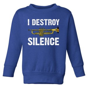 Funny Trumpet Player Art Trumpeter Orchestra Toddler Sweatshirt