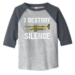 Funny Trumpet Player Art Trumpeter Orchestra Toddler Fine Jersey T-Shirt