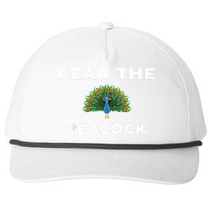 Fear The PEACOCK PEACOCKS Snapback Five-Panel Rope Hat