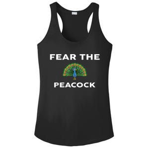 Fear The PEACOCK PEACOCKS Ladies PosiCharge Competitor Racerback Tank