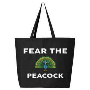 Fear The PEACOCK PEACOCKS 25L Jumbo Tote