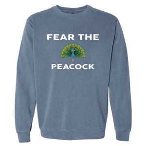 Fear The PEACOCK PEACOCKS Garment-Dyed Sweatshirt