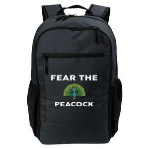 Fear The PEACOCK PEACOCKS Daily Commute Backpack