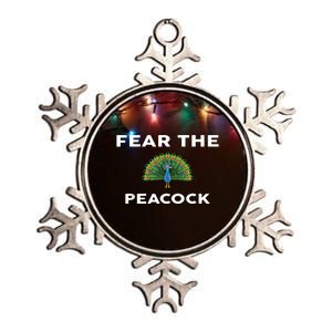 Fear The PEACOCK PEACOCKS Metallic Star Ornament