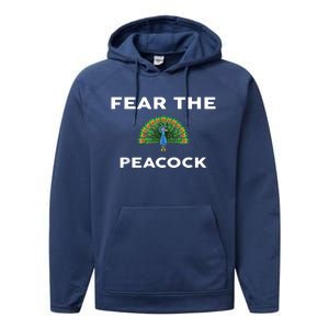 Fear The PEACOCK PEACOCKS Performance Fleece Hoodie