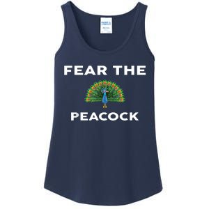 Fear The PEACOCK PEACOCKS Ladies Essential Tank