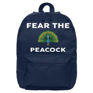 Fear The PEACOCK PEACOCKS 16 in Basic Backpack