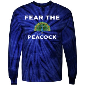 Fear The PEACOCK PEACOCKS Tie-Dye Long Sleeve Shirt