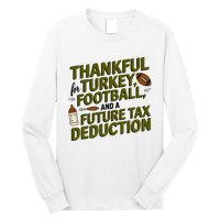 Funny Thanksgiving Pregnancy Announcement Dad To Be 2025 Long Sleeve Shirt