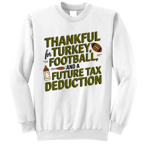 Funny Thanksgiving Pregnancy Announcement Dad To Be 2025 Sweatshirt