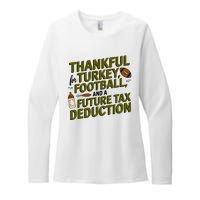 Funny Thanksgiving Pregnancy Announcement Dad To Be 2025 Womens CVC Long Sleeve Shirt