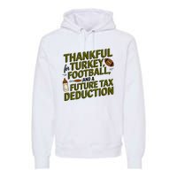 Funny Thanksgiving Pregnancy Announcement Dad To Be 2025 Premium Hoodie