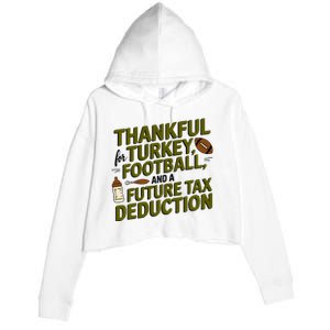 Funny Thanksgiving Pregnancy Announcement Dad To Be 2025 Crop Fleece Hoodie